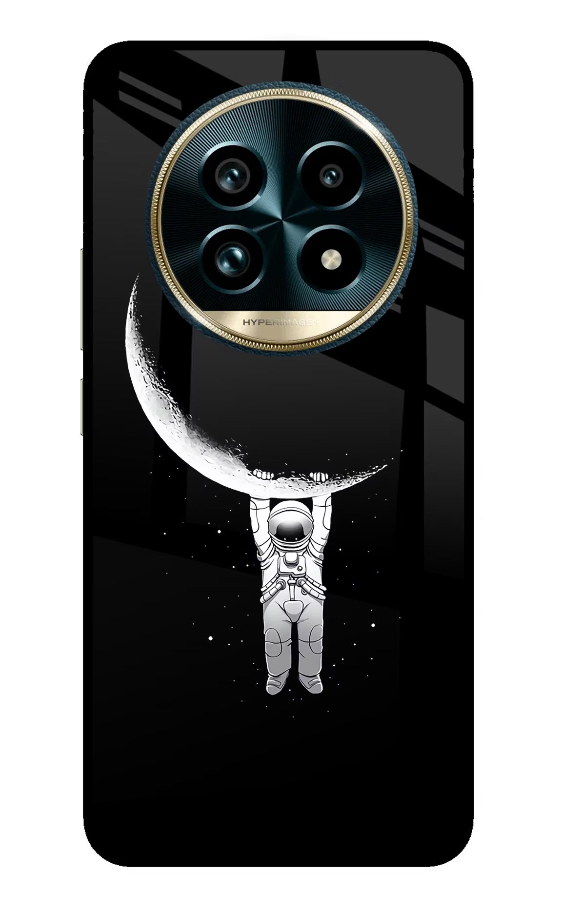 Moon Space Realme 13 Pro+ 5G Glass Case Back Cover by Casekaro