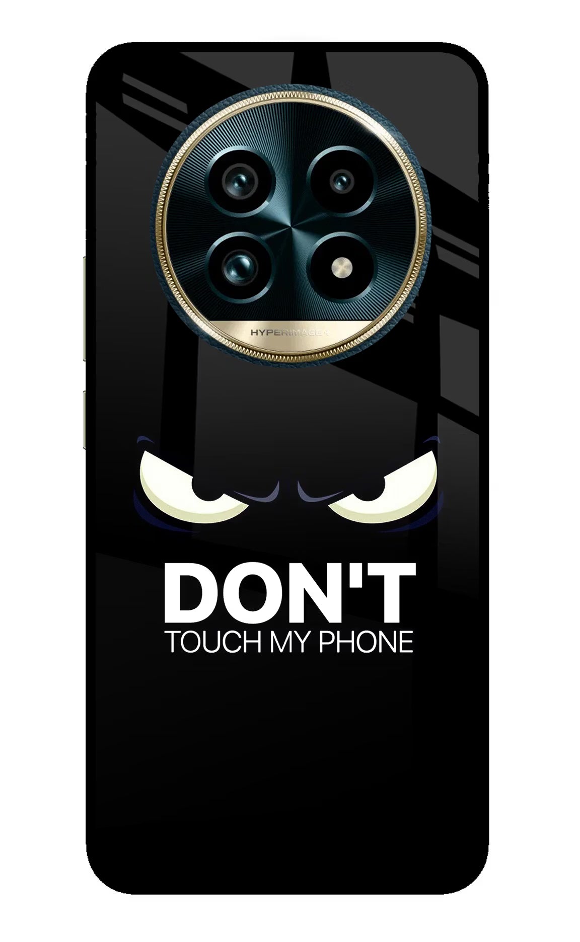 Don'T Touch My Phone Realme 13 Pro+ 5G Glass Case Back Cover by Casekaro
