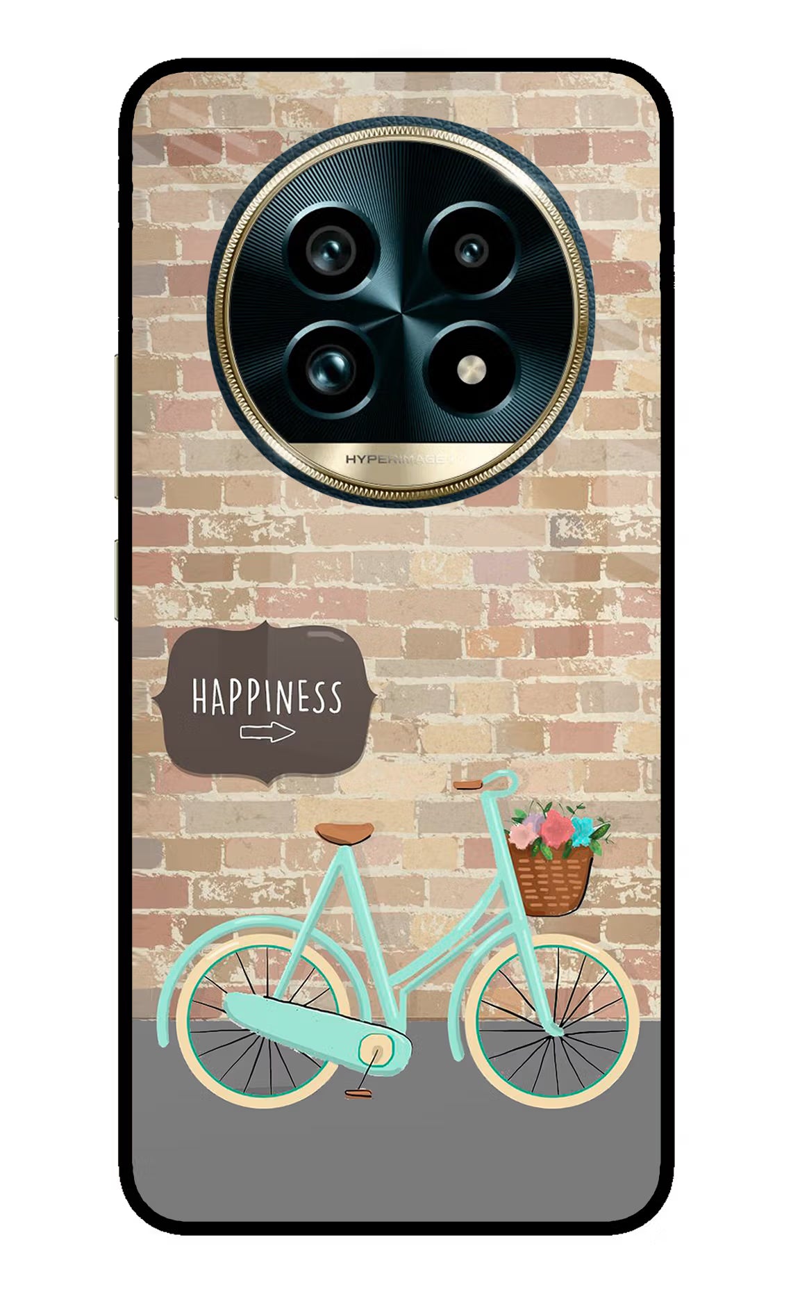 Happiness Artwork Realme 13 Pro+ 5G Glass Case Back Cover by Casekaro