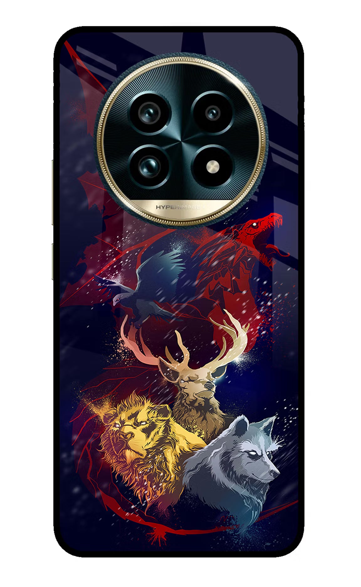 Game Of Thrones Realme 13 Pro+ 5G Glass Case Back Cover by Casekaro