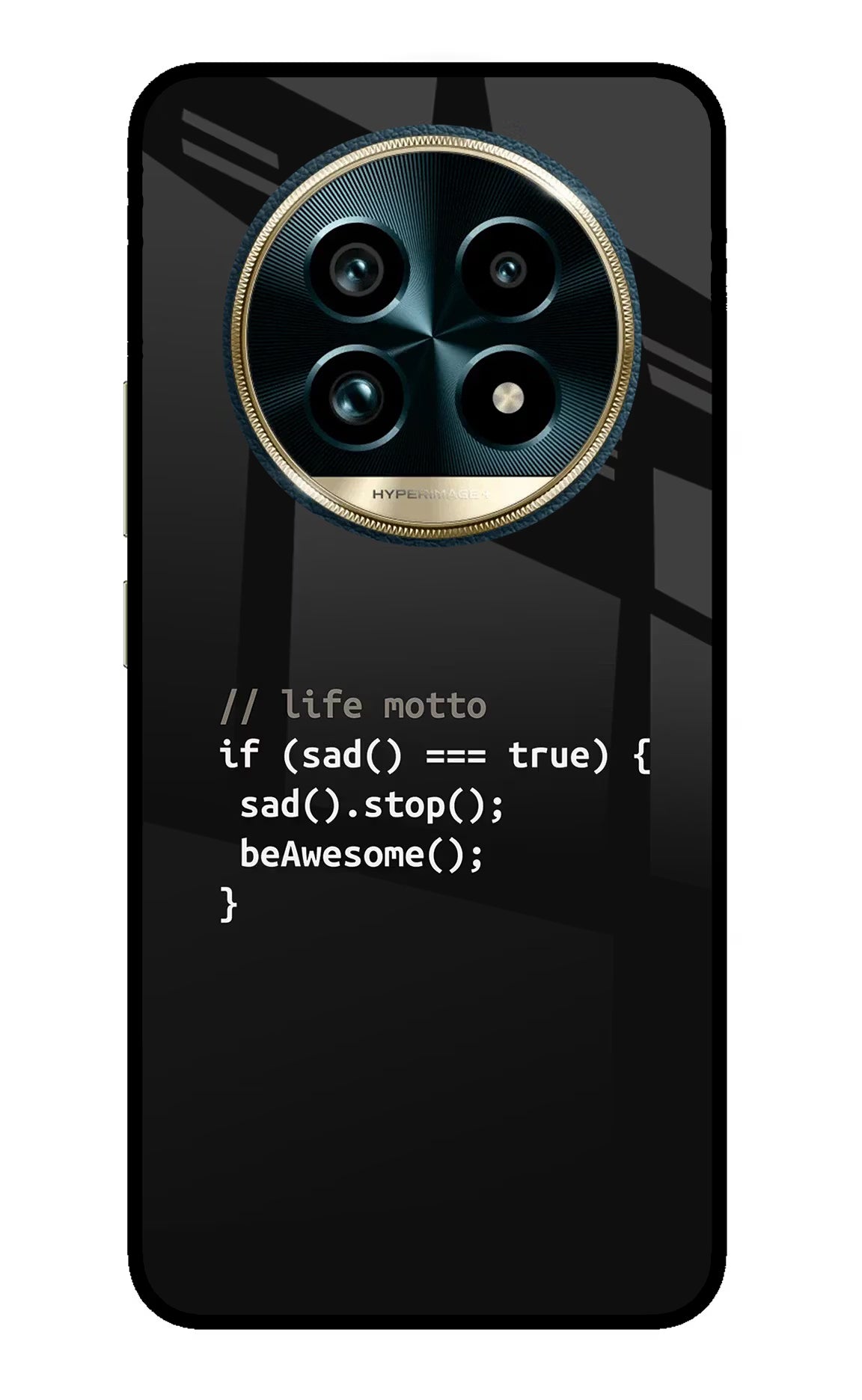 Life Motto Code Realme 13 Pro+ 5G Glass Case