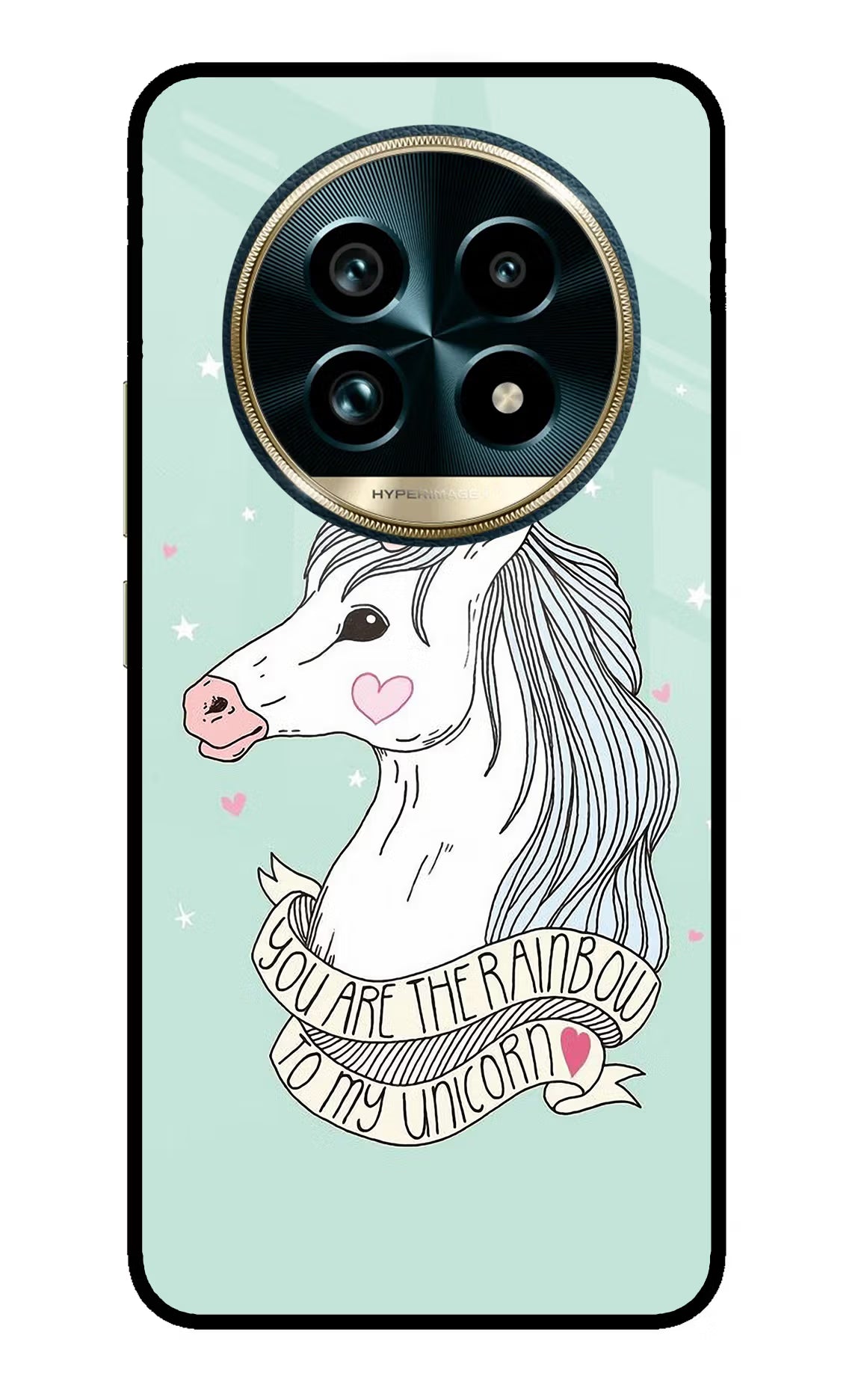 Unicorn Wallpaper Realme 13 Pro+ 5G Glass Case Back Cover by Casekaro