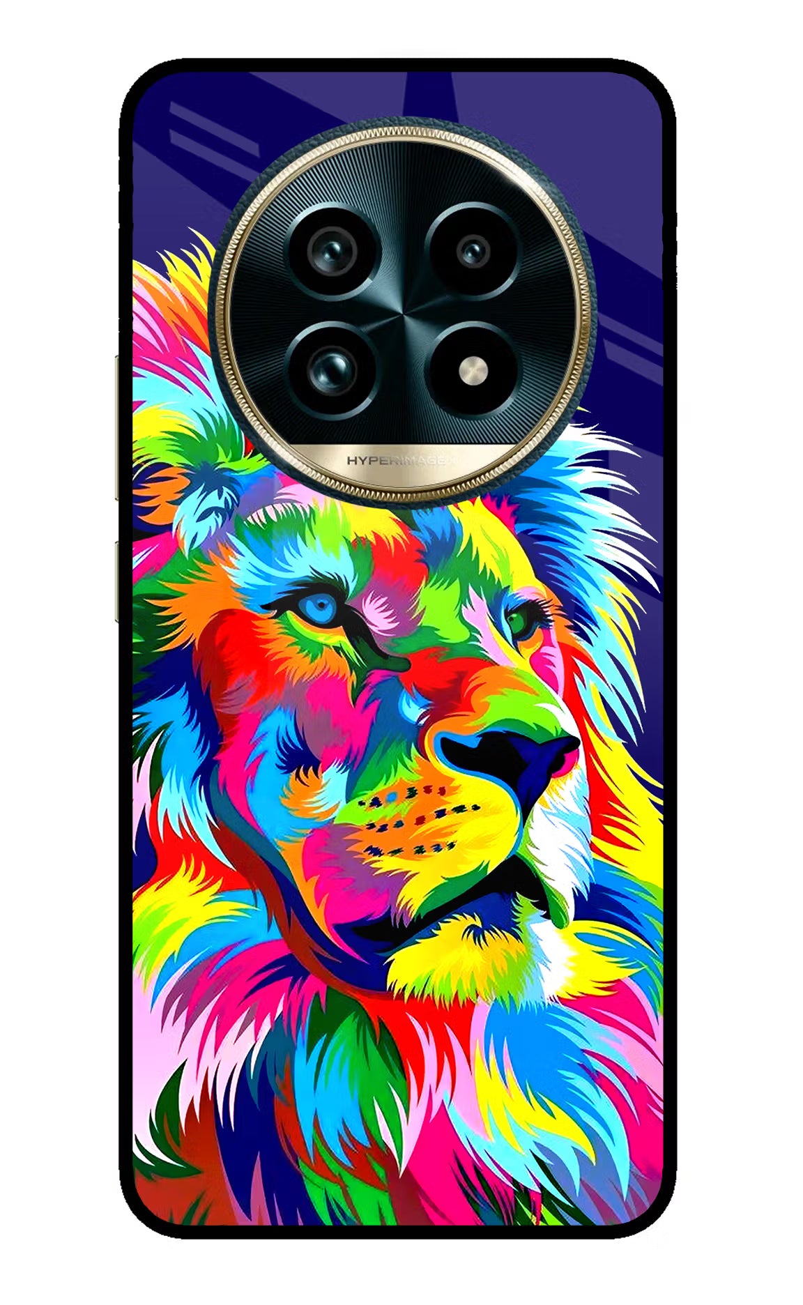 Vector Art Lion Realme 13 Pro+ 5G Glass Case