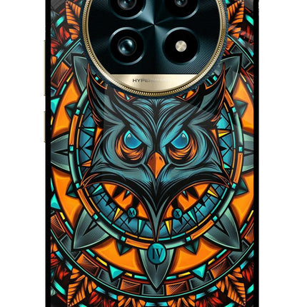 Angry Owl Art Realme 13 Pro+ 5G Glass Case