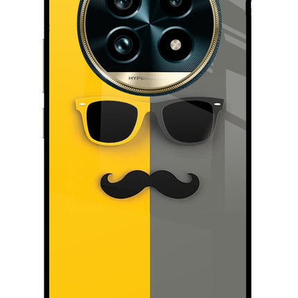 Sunglasses with Mustache Realme 13 Pro+ 5G Glass Case