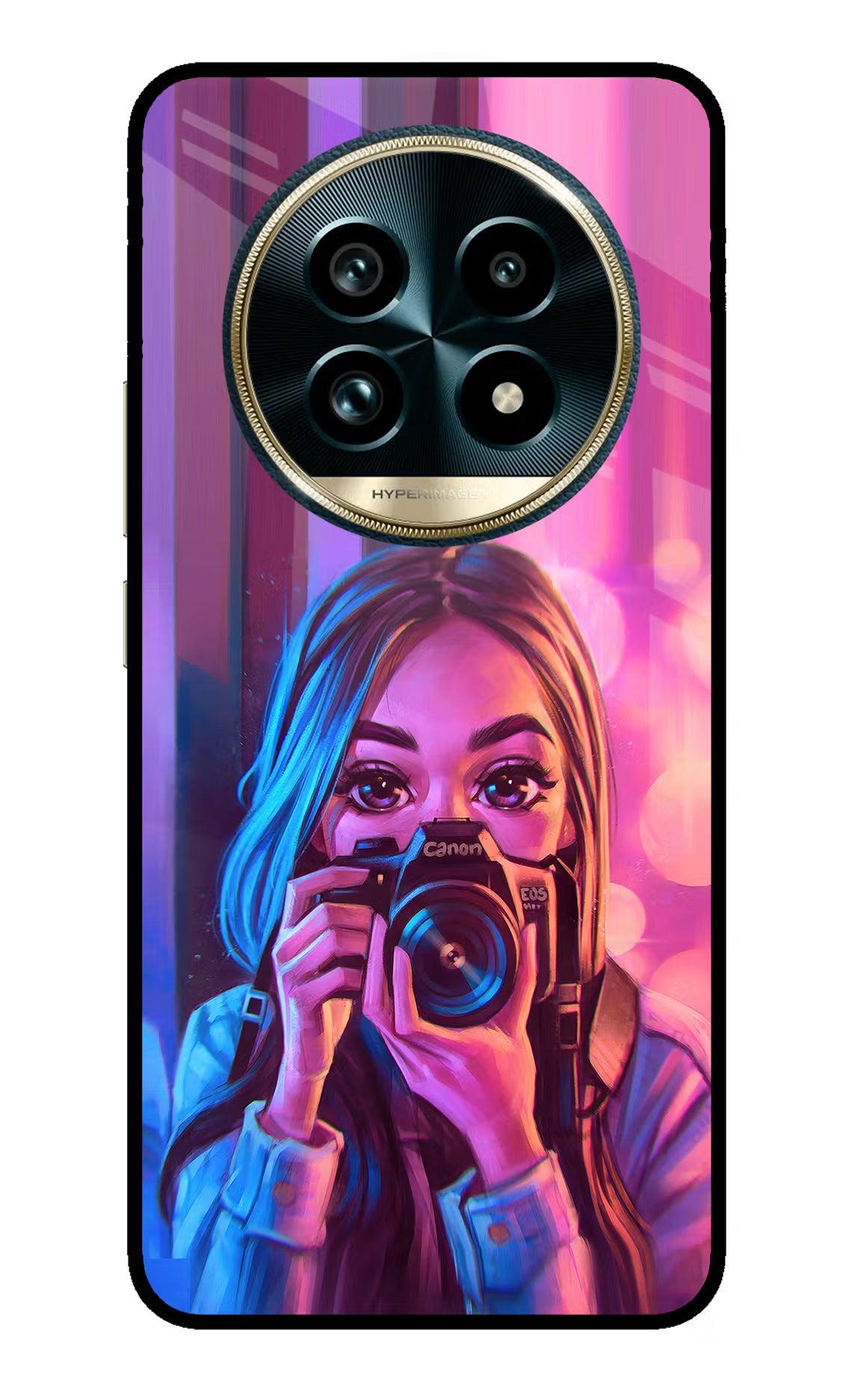 Girl Photographer Realme 13 Pro+ 5G Glass Case