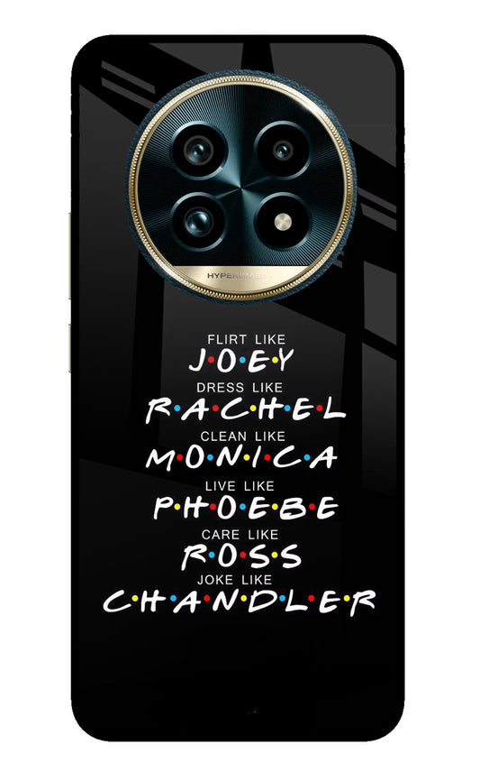 FRIENDS Character Realme 13 Pro+ 5G Glass Case