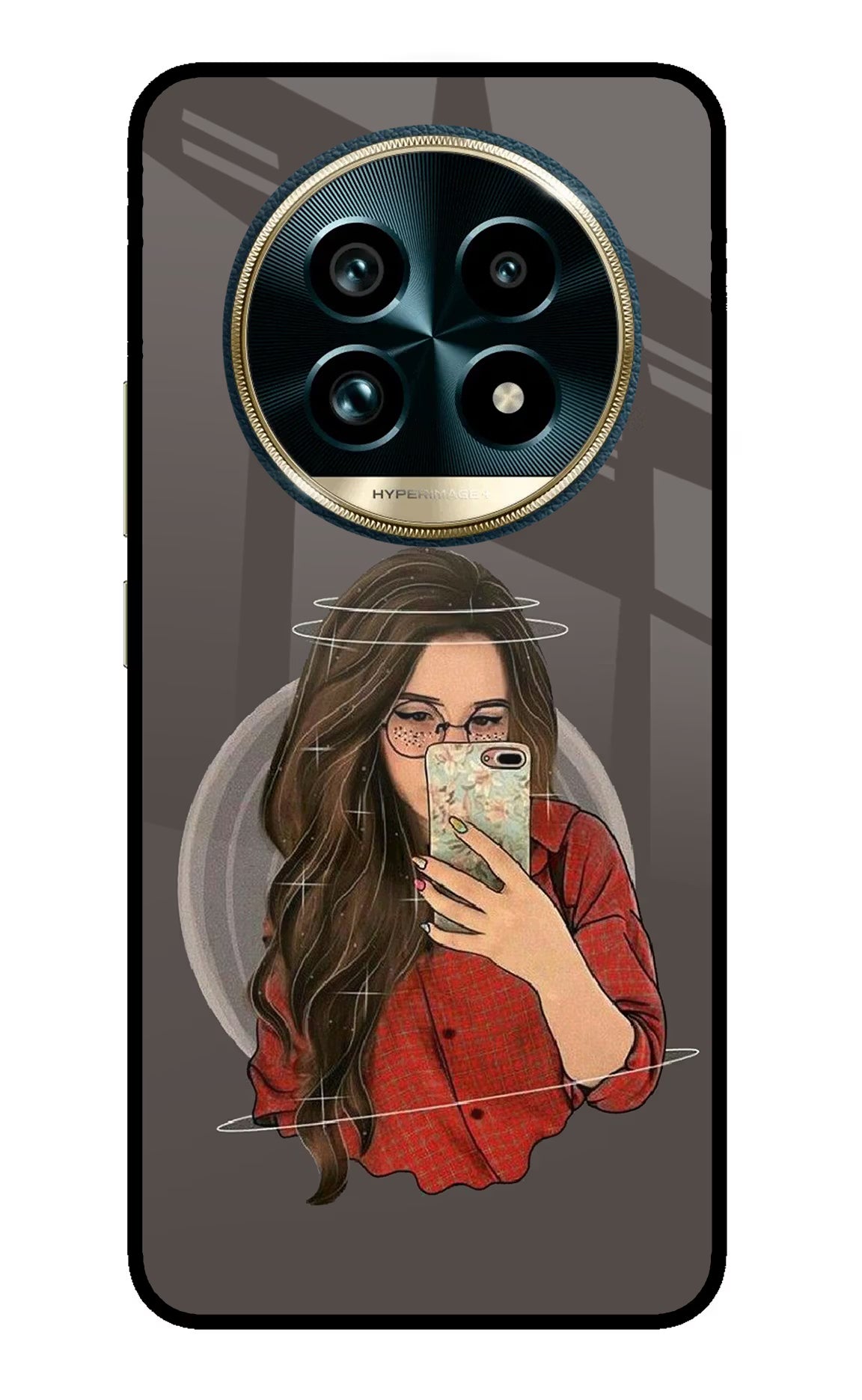 Selfie Queen Realme 13 Pro+ 5G Glass Case Back Cover by Casekaro