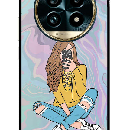 Selfie Girl Realme 13 Pro+ 5G Glass Case