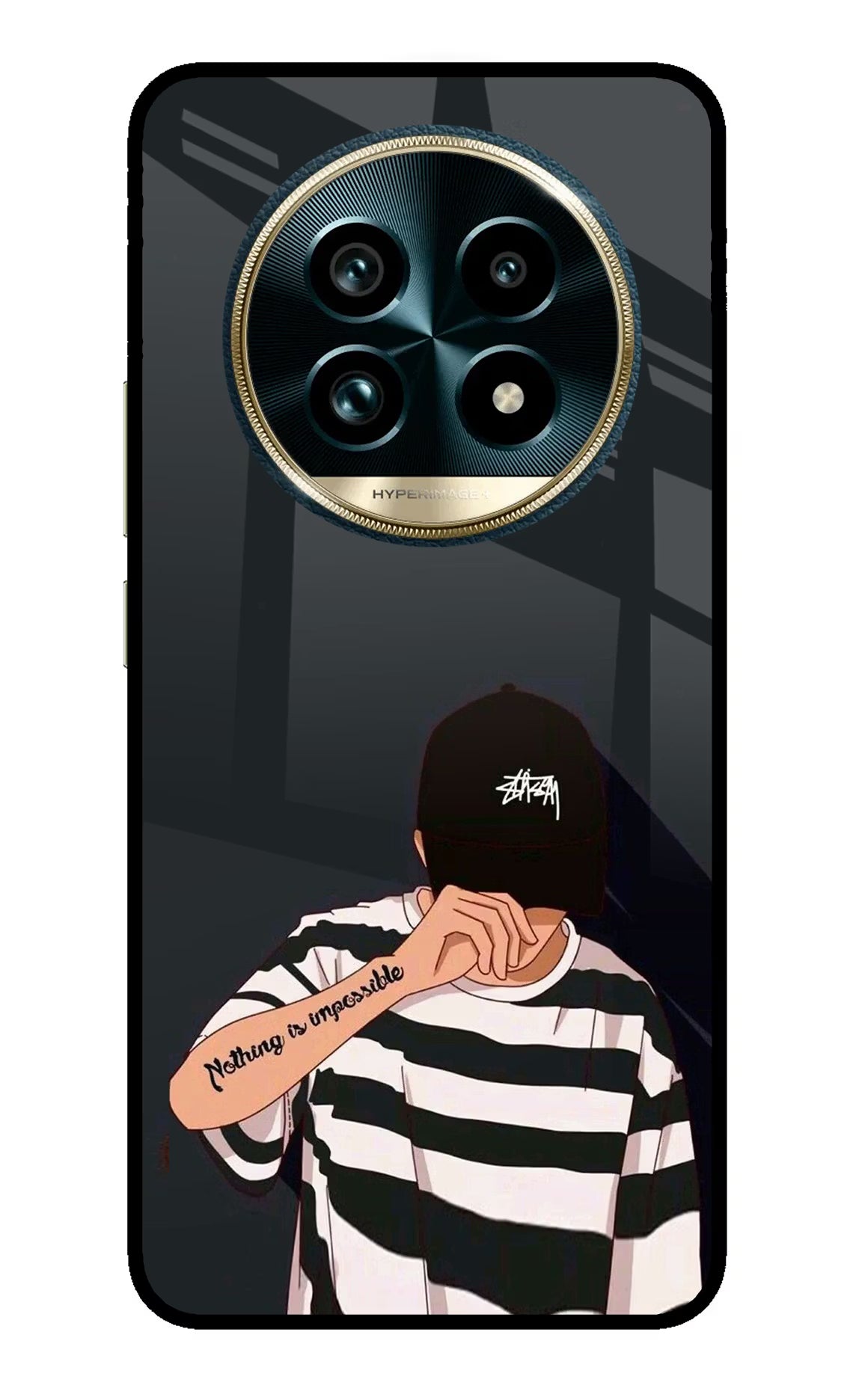 Aesthetic Boy Realme 13 Pro+ 5G Glass Case Back Cover by Casekaro