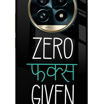 Zero Fucks Given Realme 13 Pro+ 5G Glass Case