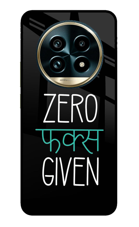 Zero Fucks Given Realme 13 Pro+ 5G Glass Case