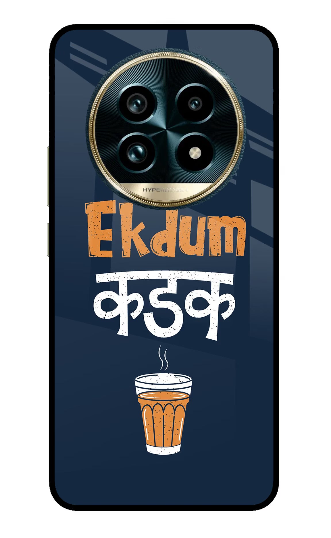 Ekdum Kadak Chai Realme 13 Pro+ 5G Glass Case Back Cover by Casekaro