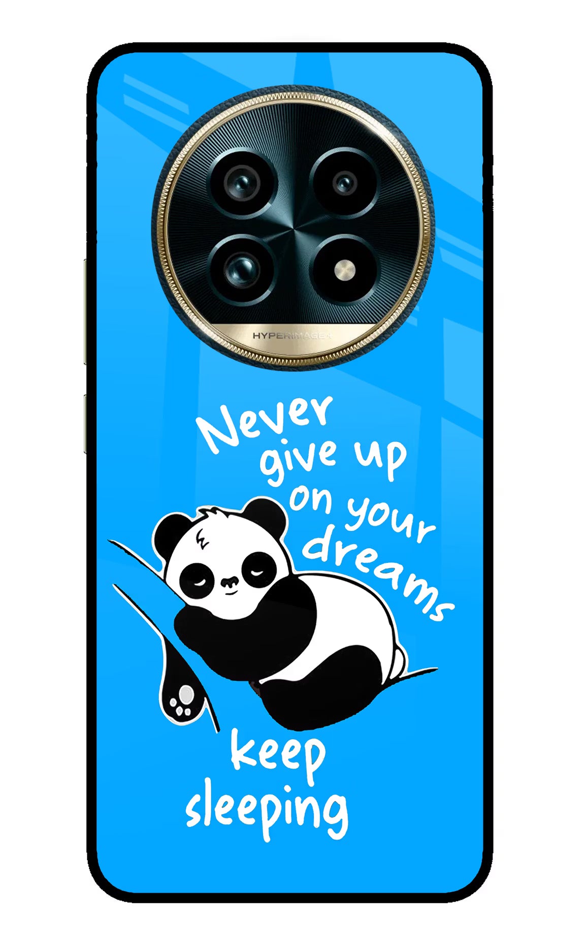 Keep Sleeping Realme 13 Pro+ 5G Glass Case Back Cover by Casekaro