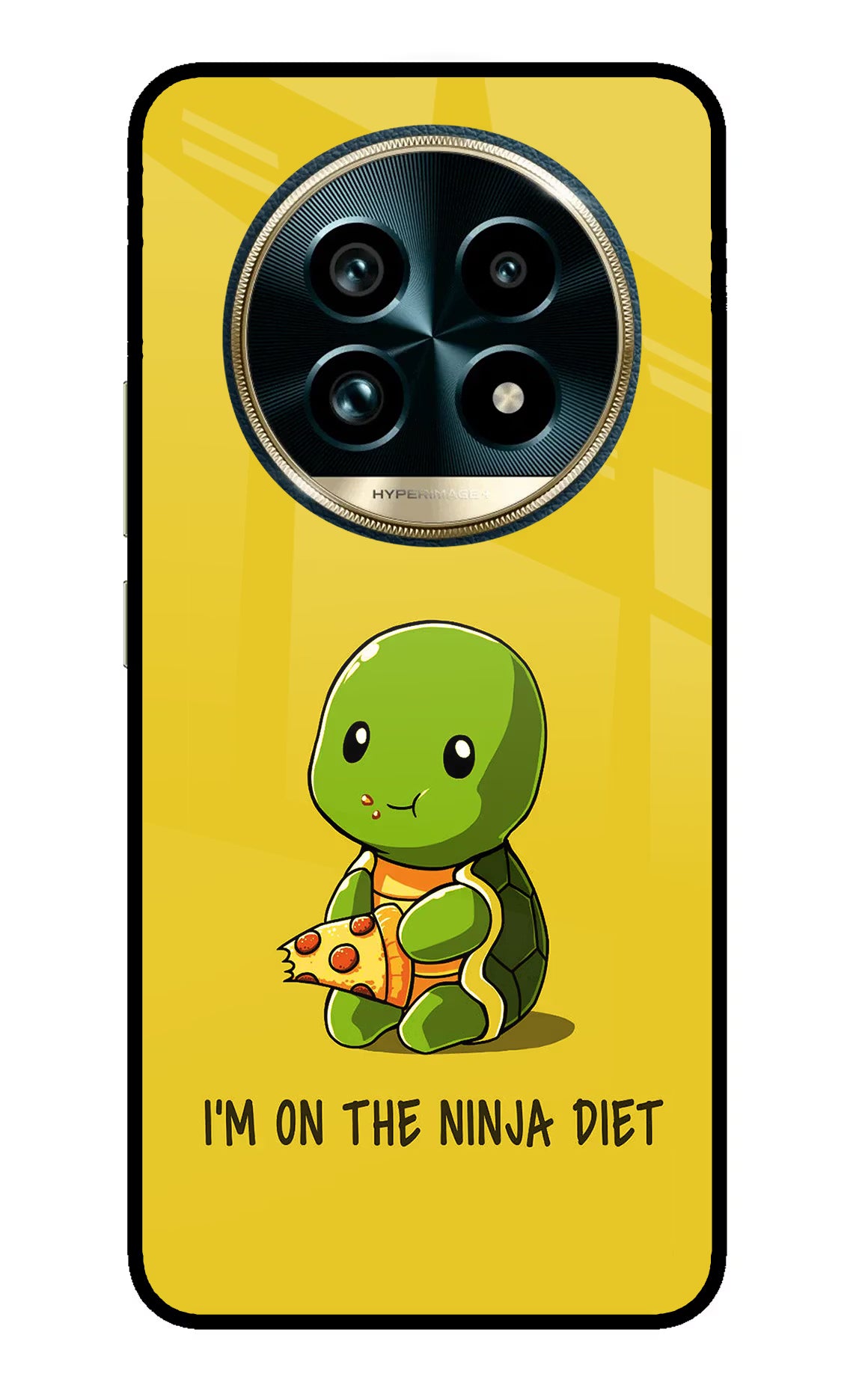 I'm on Ninja Diet Realme 13 Pro+ 5G Glass Case Back Cover by Casekaro