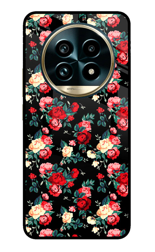Rose Pattern Realme 13 Pro+ 5G Glass Case