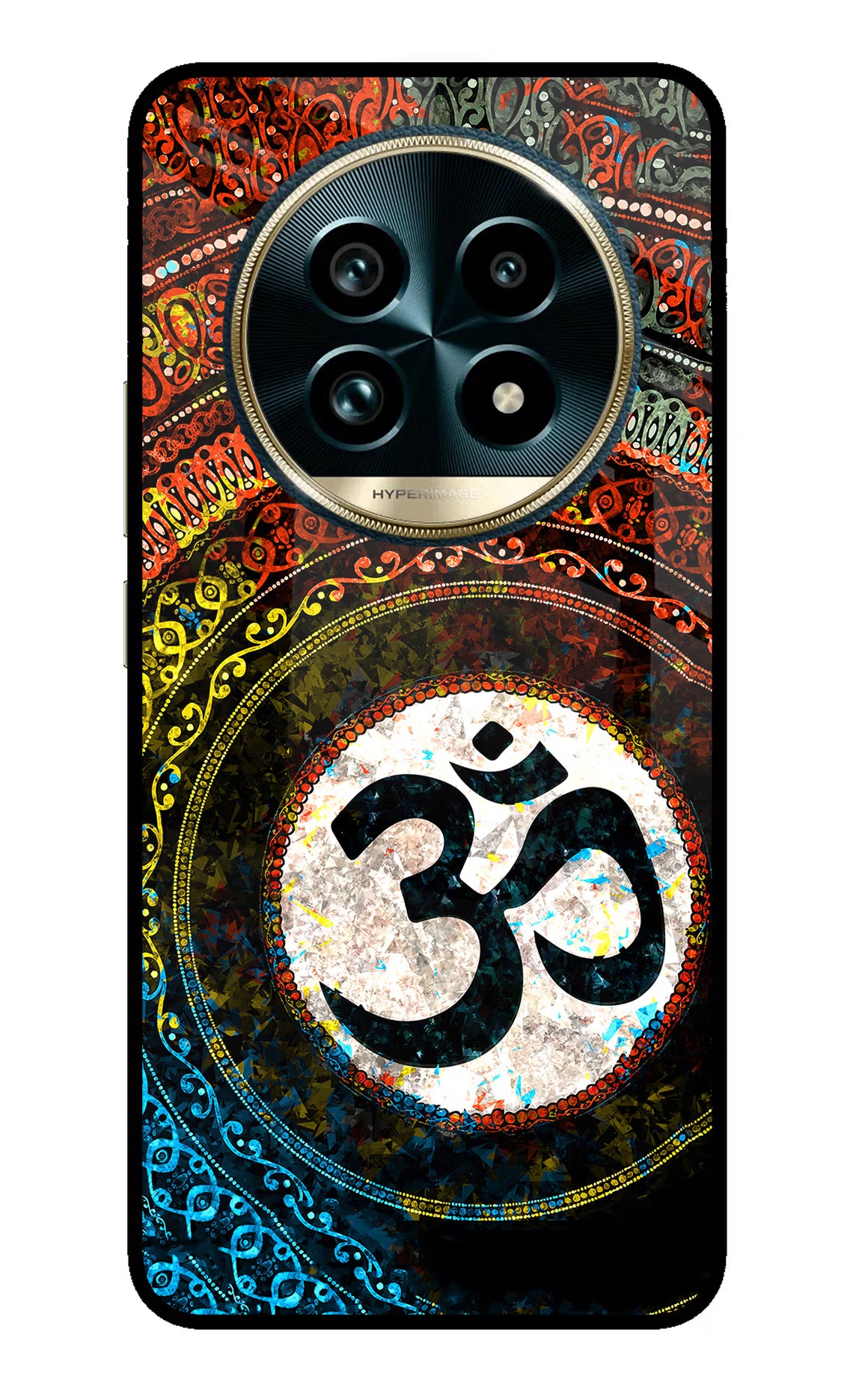 Om Cultural Realme 13 Pro+ 5G Glass Case Back Cover by Casekaro