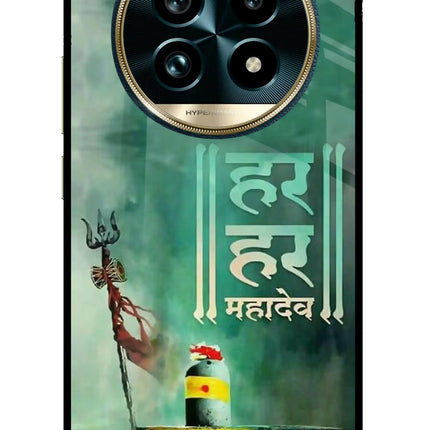 Har Har Mahadev Shivling Realme 13 Pro+ 5G Glass Case