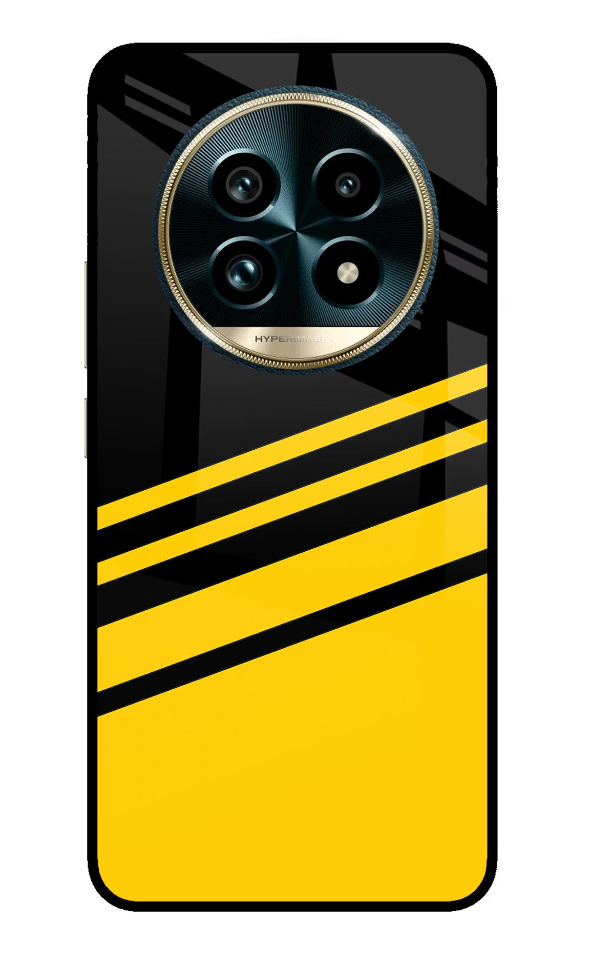 Yellow Shades Realme 13 Pro+ 5G Glass Case Back Cover by Casekaro