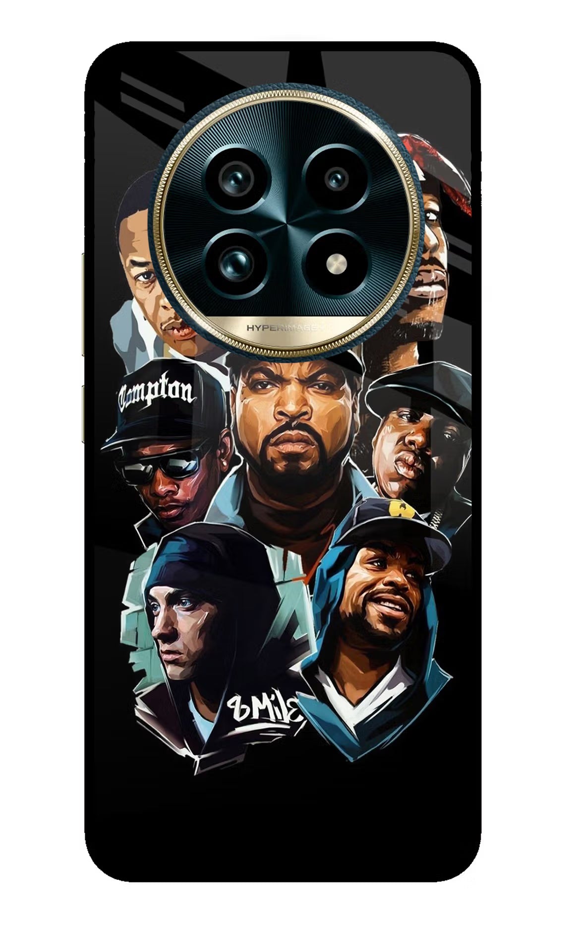 Rappers Realme 13 Pro+ 5G Glass Case Back Cover by Casekaro
