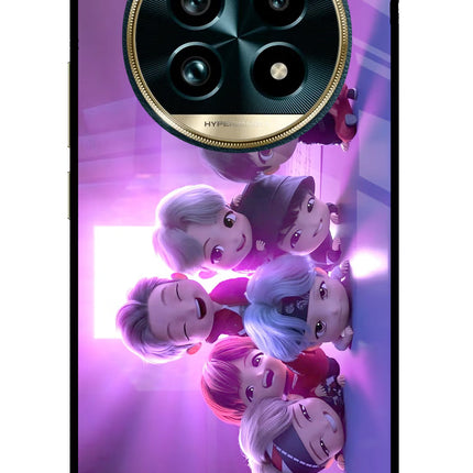BTS Chibi Realme 13 Pro+ 5G Glass Case