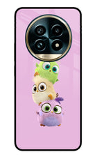 Cute Little Birds Realme 13 Pro+ 5G Glass Case