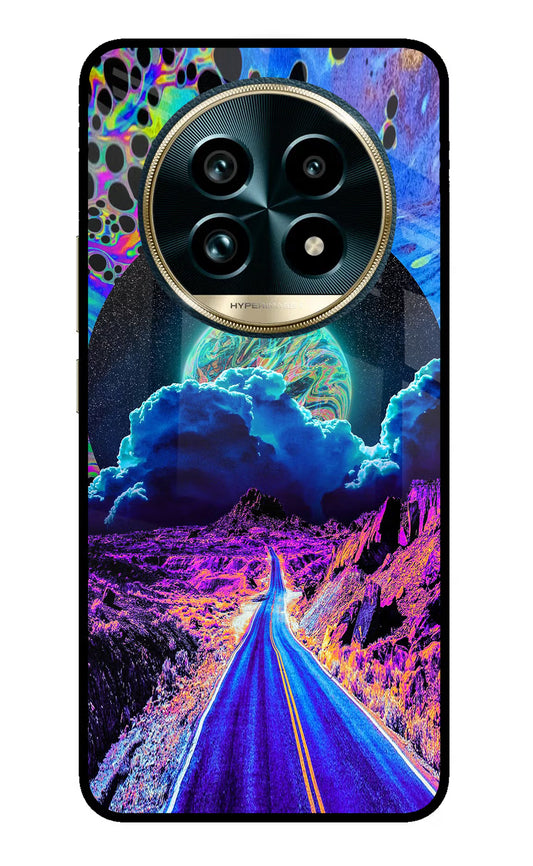 Psychedelic Painting Realme 13 Pro+ 5G Glass Case