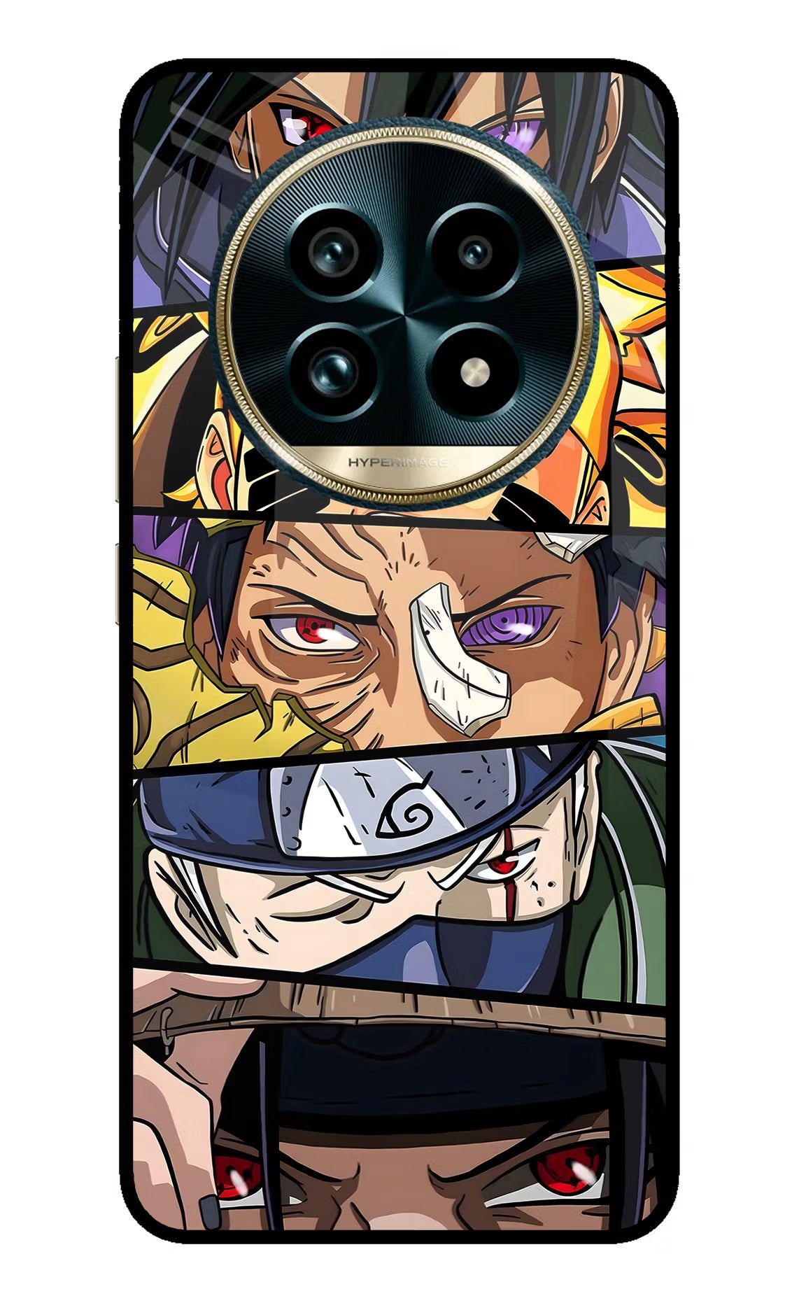 Naruto Character Realme 13 Pro+ 5G Glass Case Back Cover by Casekaro
