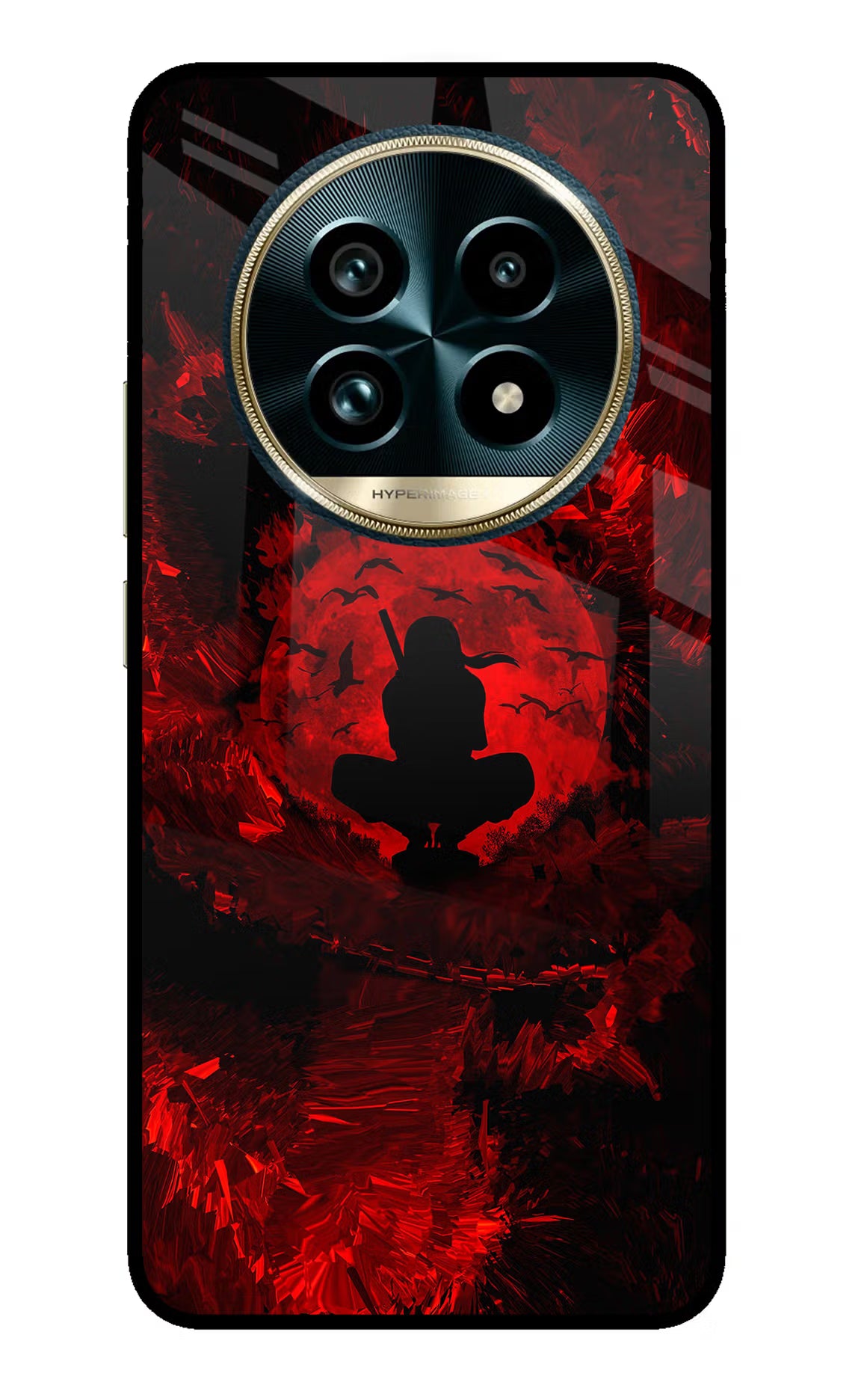 Itachi Uchiha Realme 13 Pro+ 5G Glass Case Back Cover by Casekaro