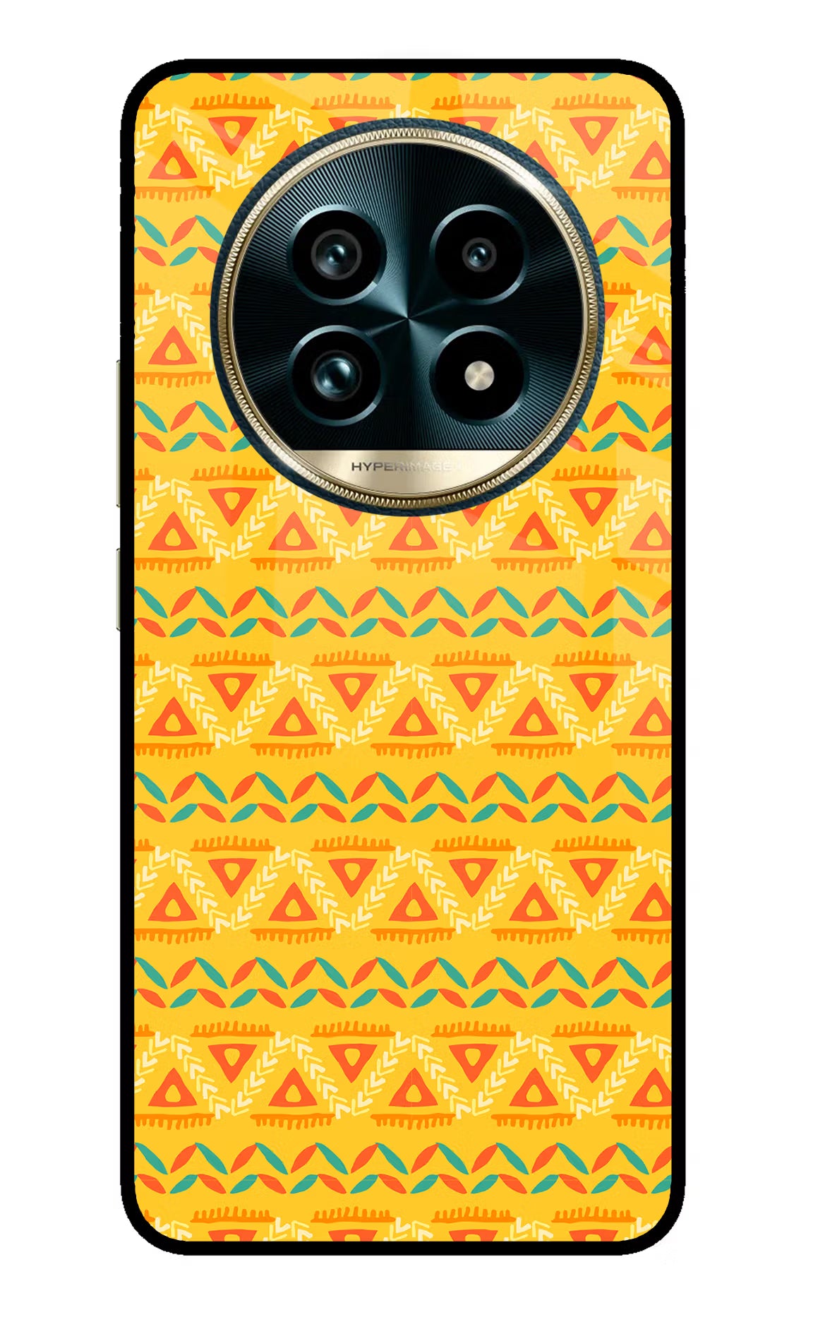 Tribal Pattern Realme 13 Pro+ 5G Glass Case Back Cover by Casekaro