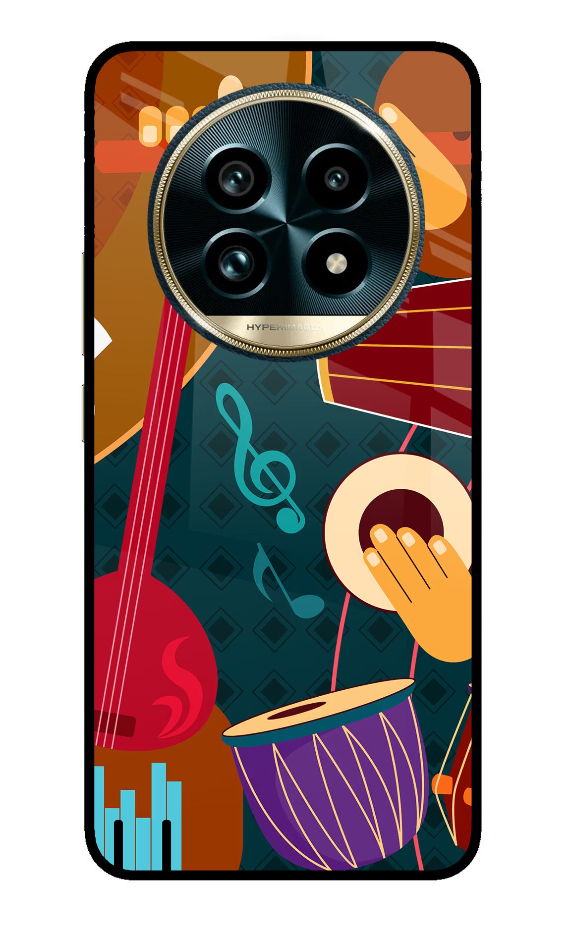 Music Instrument Realme 13 Pro+ 5G Glass Case