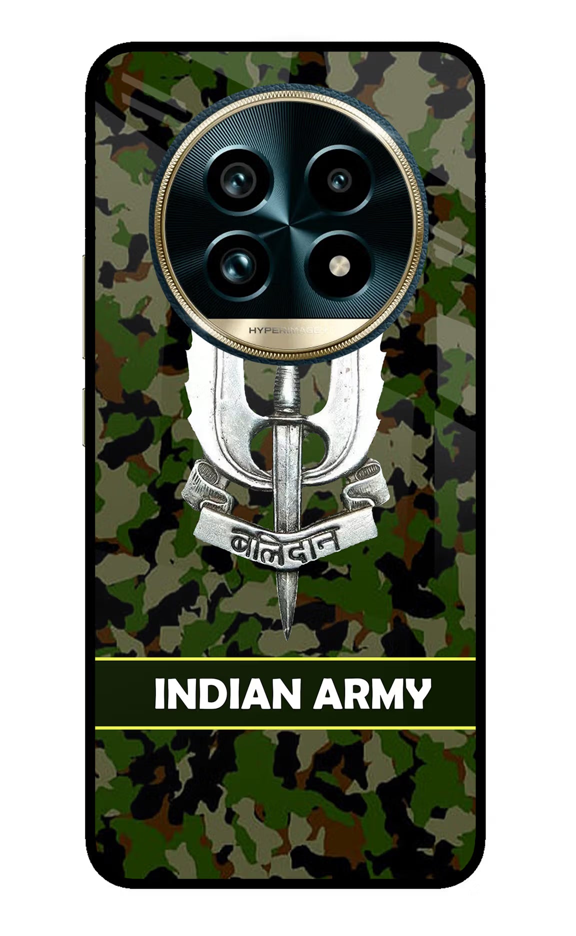 Balidan Indian Logo Realme 13 Pro+ 5G Glass Case Back Cover by Casekaro