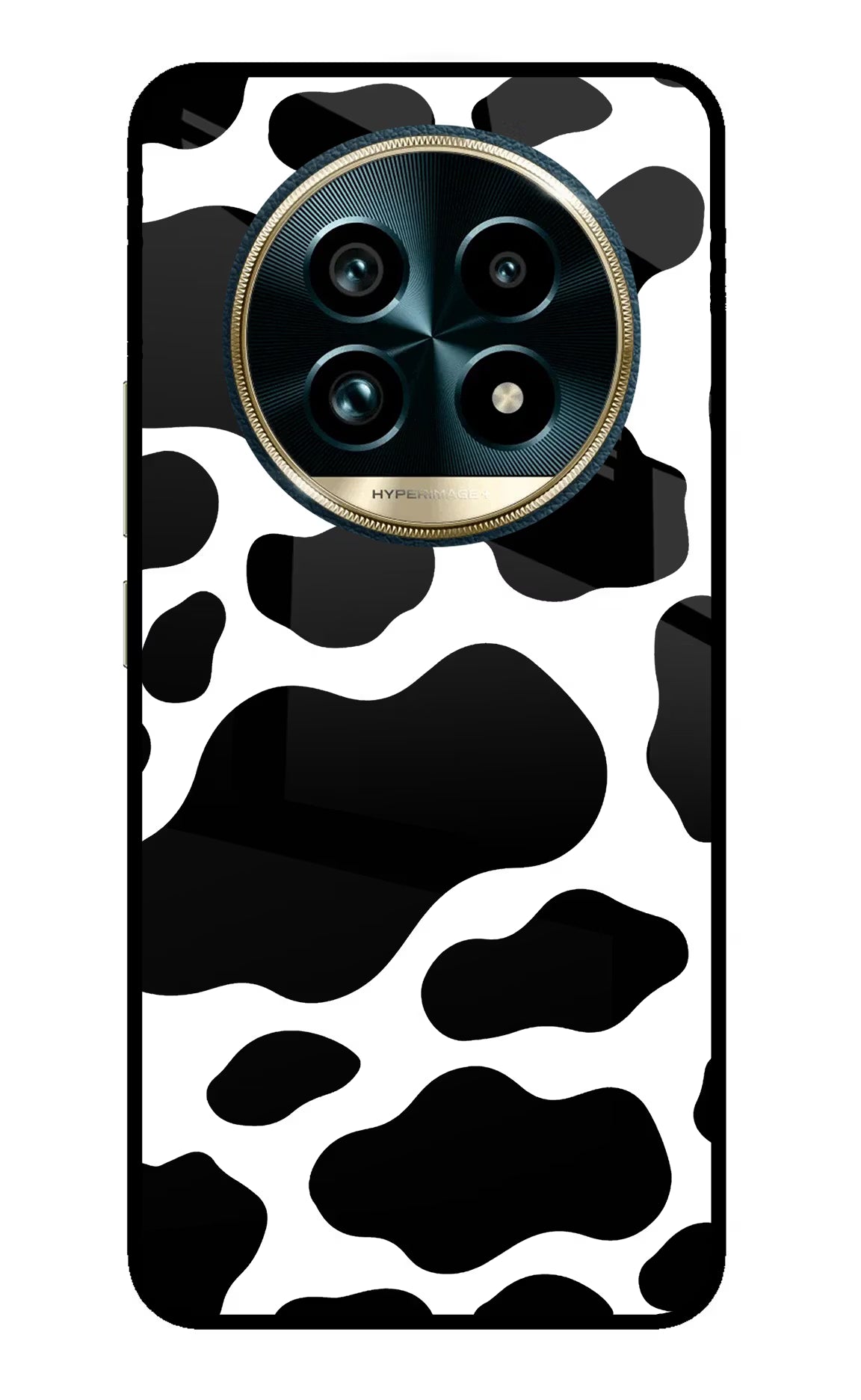 Cow Spots Realme 13 Pro+ 5G Glass Case Back Cover by Casekaro