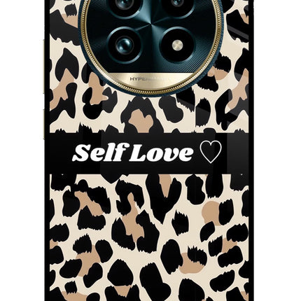 Leopard Print Self Love Realme 13 Pro+ 5G Glass Case