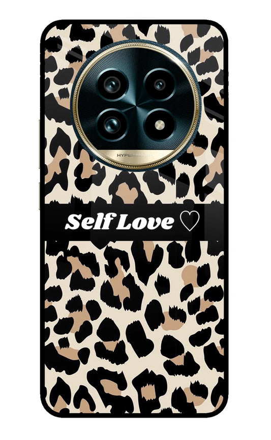 Leopard Print Self Love Realme 13 Pro+ 5G Glass Case