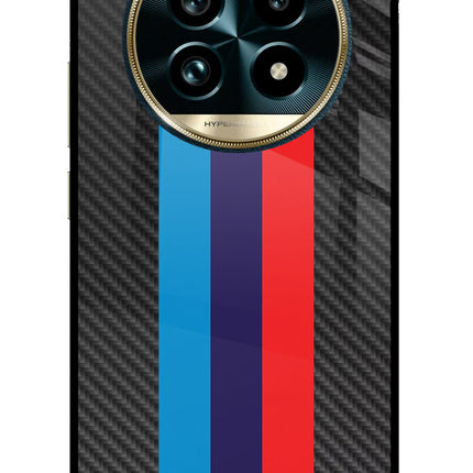 BMW Stripes Pattern Realme 13 Pro+ 5G Glass Case