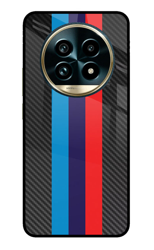 BMW Stripes Pattern Realme 13 Pro+ 5G Glass Case