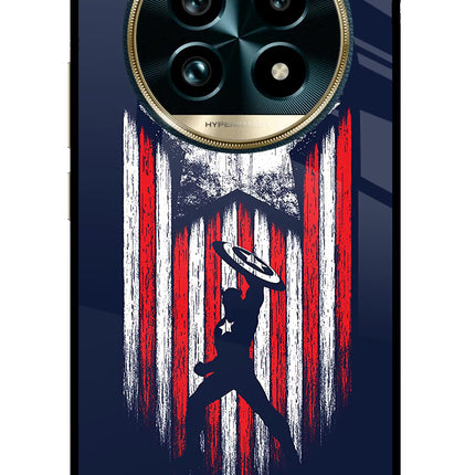Captain America Marvel Art Realme 13 Pro+ 5G Glass Case