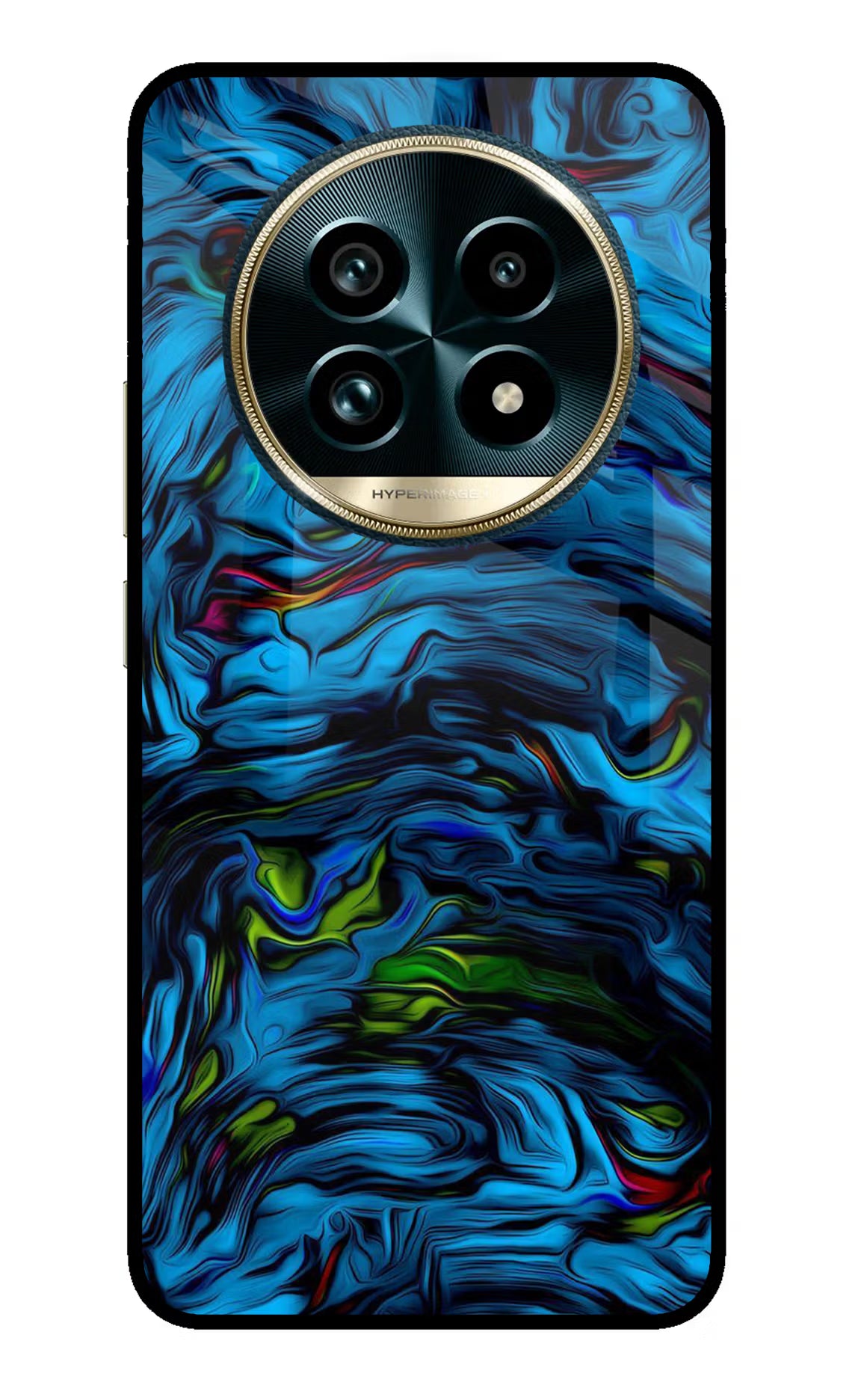 Dark Blue Abstract Realme 13 Pro+ 5G Glass Case