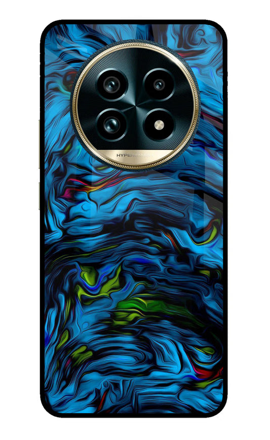Dark Blue Abstract Realme 13 Pro+ 5G Glass Case