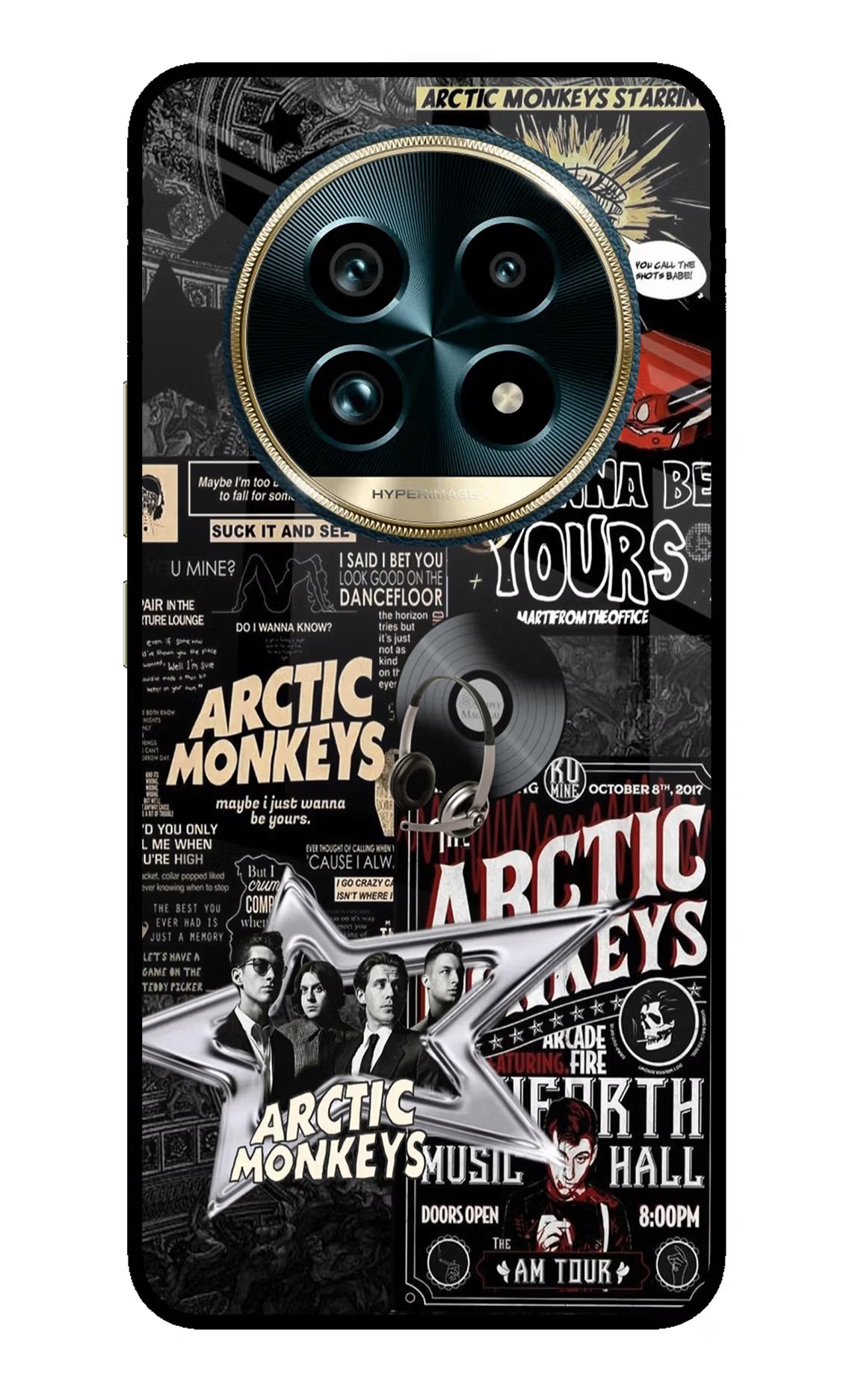 Arctic Monkeys Realme 13 Pro+ 5G Glass Case Back Cover by Casekaro