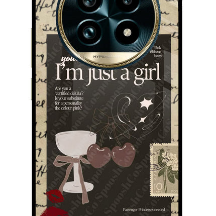 I am just a girl Realme 13 Pro+ 5G Glass Case