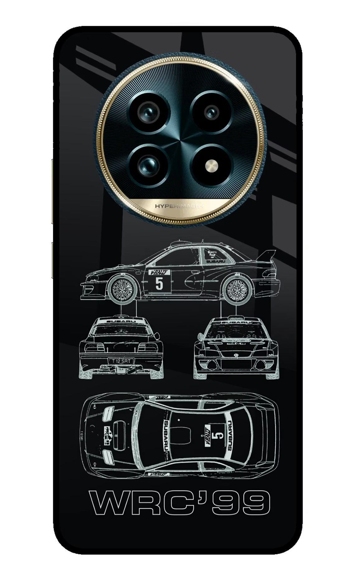 WRC'99 Realme 13 Pro+ 5G Glass Case Back Cover by Casekaro