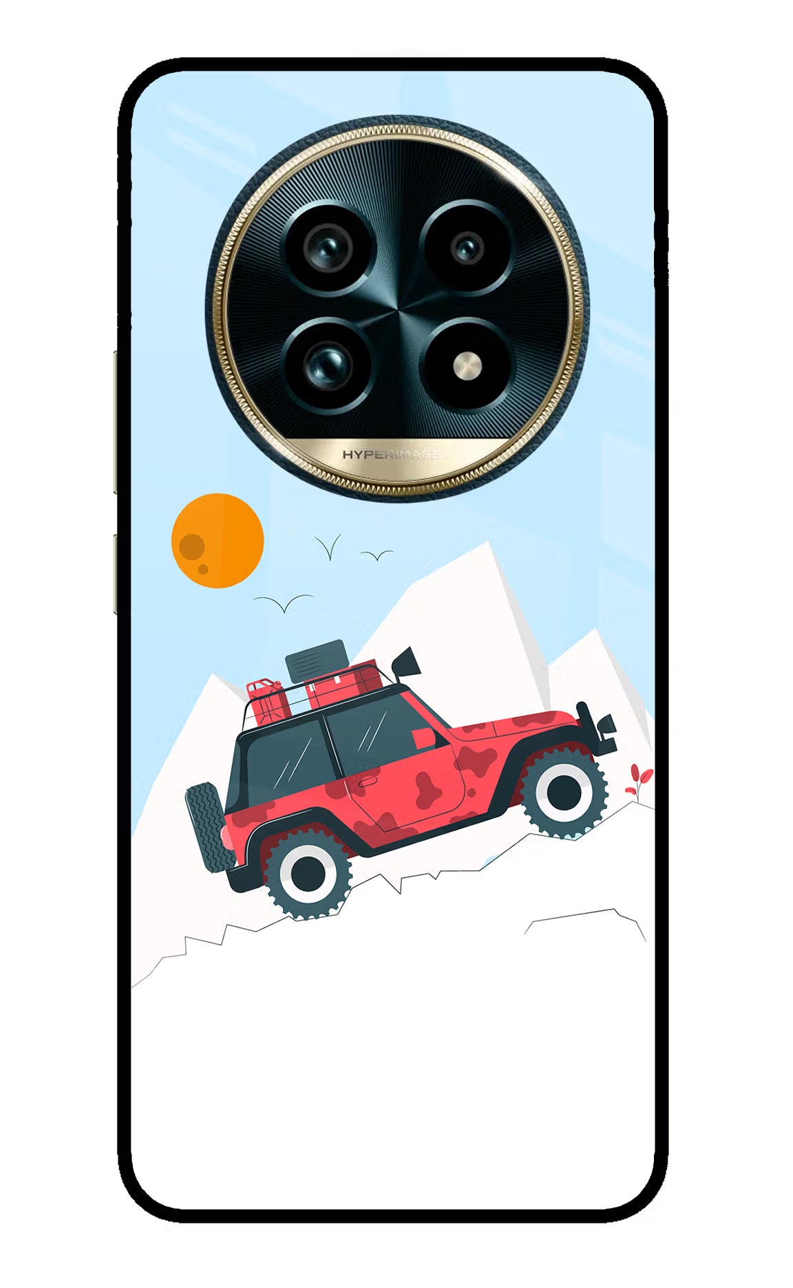Mountain Trail Beast Realme 13 Pro+ 5G Glass Case Back Cover by Casekaro
