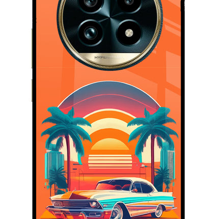 Palm Drive 80s Realme 13 Pro+ 5G Glass Case