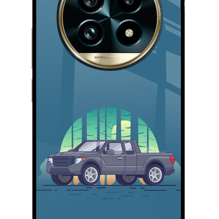 Retro Garage Vibe Realme 13 Pro+ 5G Glass Case