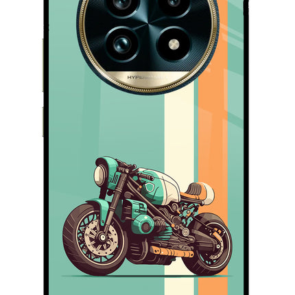 Striped Moto Drift Realme 13 Pro+ 5G Glass Case