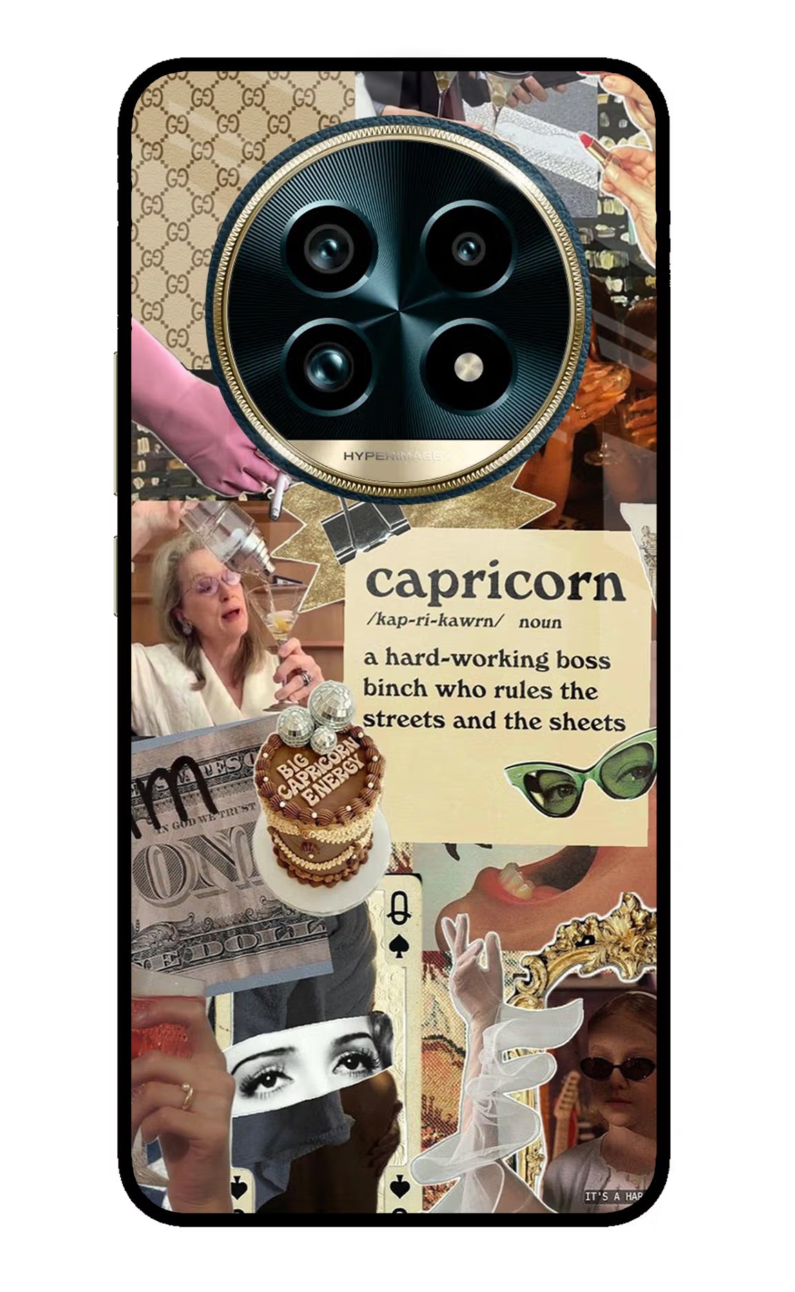 Capricorn Zodiac Realme 13 Pro+ 5G Glass Case Back Cover by Casekaro