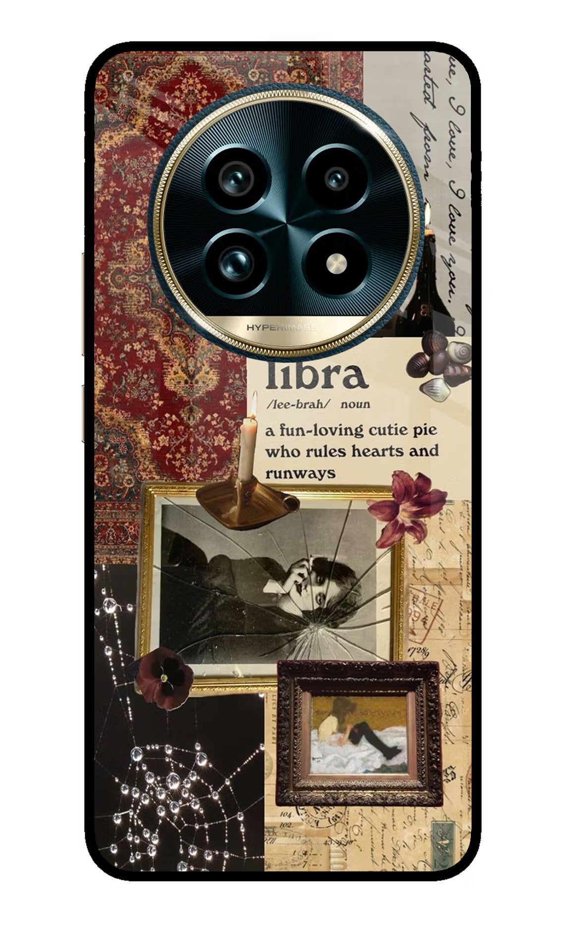 Libra Zodiac Realme 13 Pro+ 5G Glass Case Back Cover by Casekaro