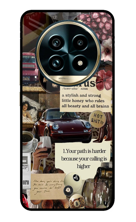 Taurus Zodiac Realme 13 Pro+ 5G Glass Case